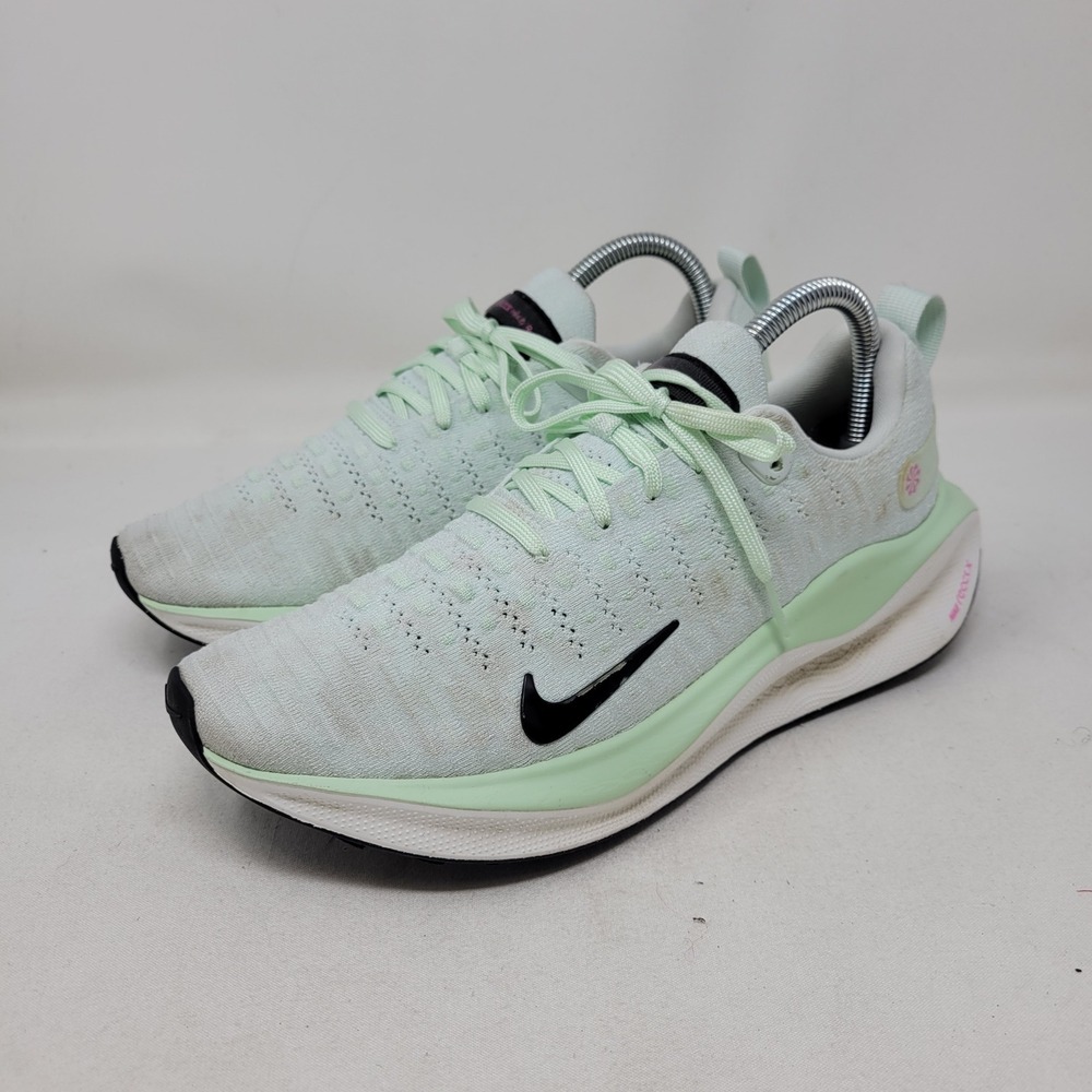 Nike‎ ReactX Infinity Run 4 Mint Green Pink Running Shoes DR2670-303 Womens 8.5